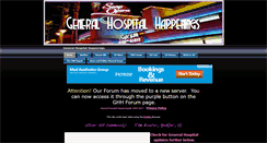 Desktop Screenshot of generalhospitalhappenings.com